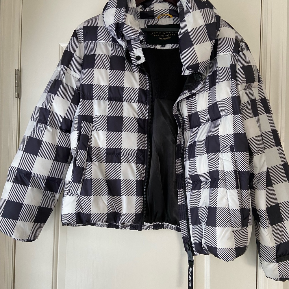 Size Large Juicy Couture Black Label Puffer Jacket.  Never Worn!